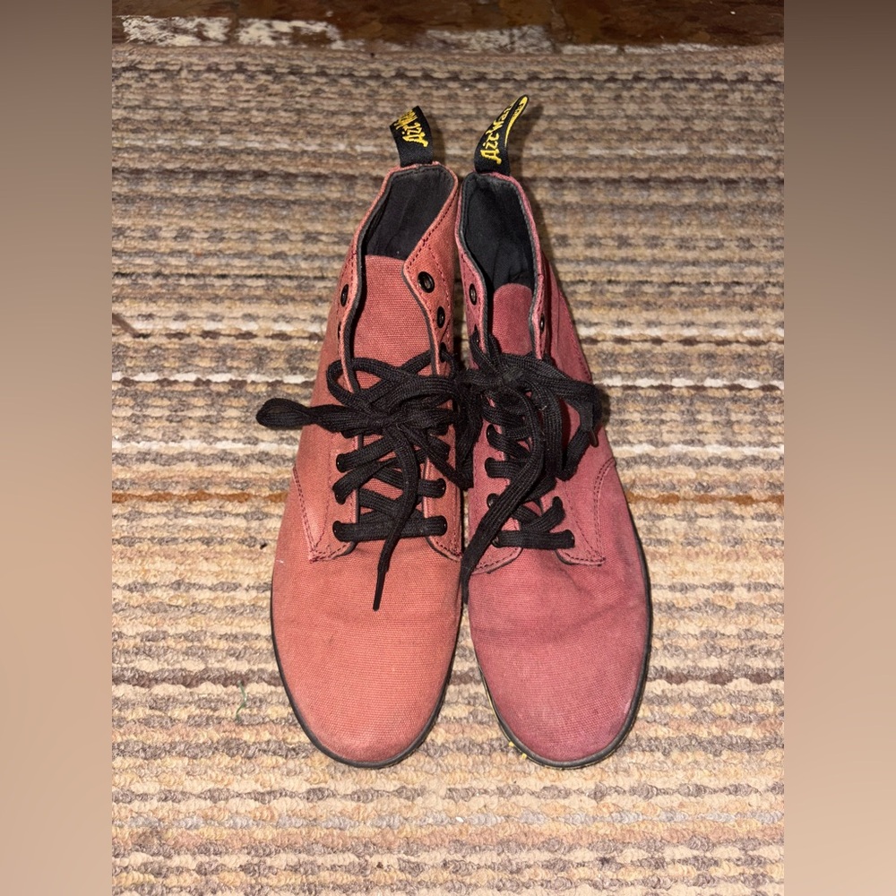 Doc Martens Burgundy Boots